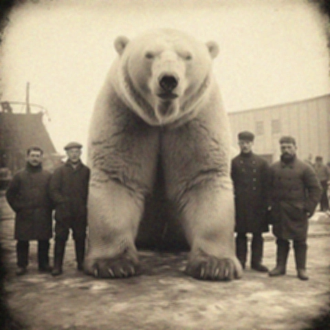 Taming the Giant Polar Bear of 1882